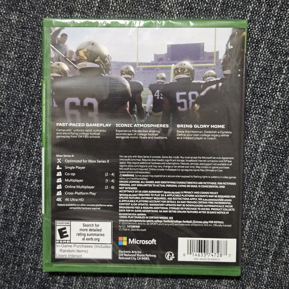 EA Sports College‎ Football 25 Xbox Series X | NEW Factory Sealed NCAA Game